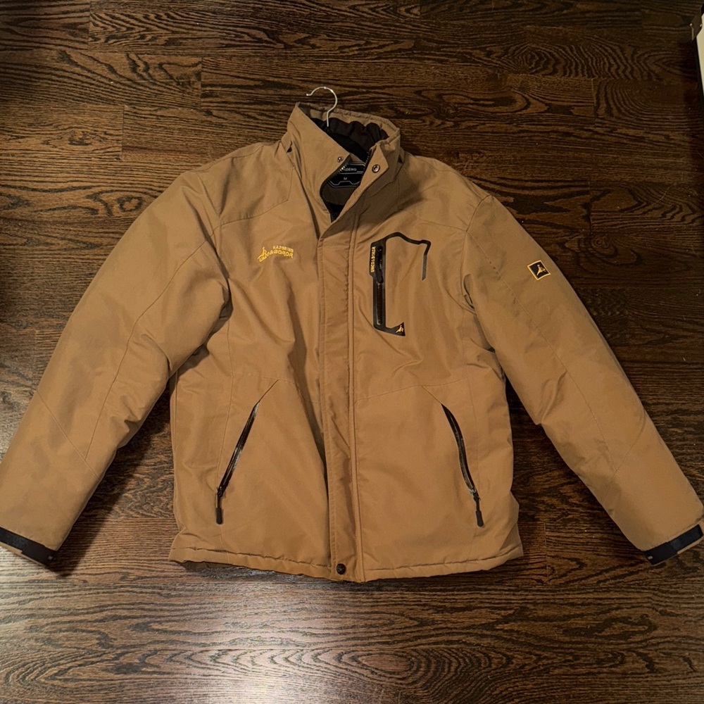 Brown Insulated Work Jacket